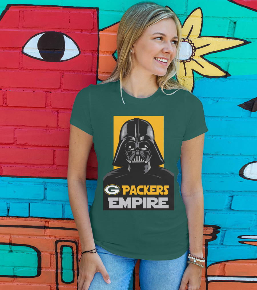 Packers Empire Darth Vader Green Bay T-Shirt