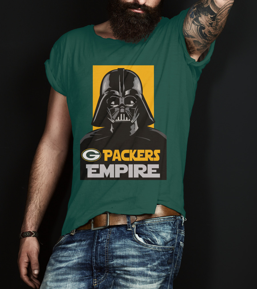 Packers Empire Darth Vader Green Bay T-Shirt