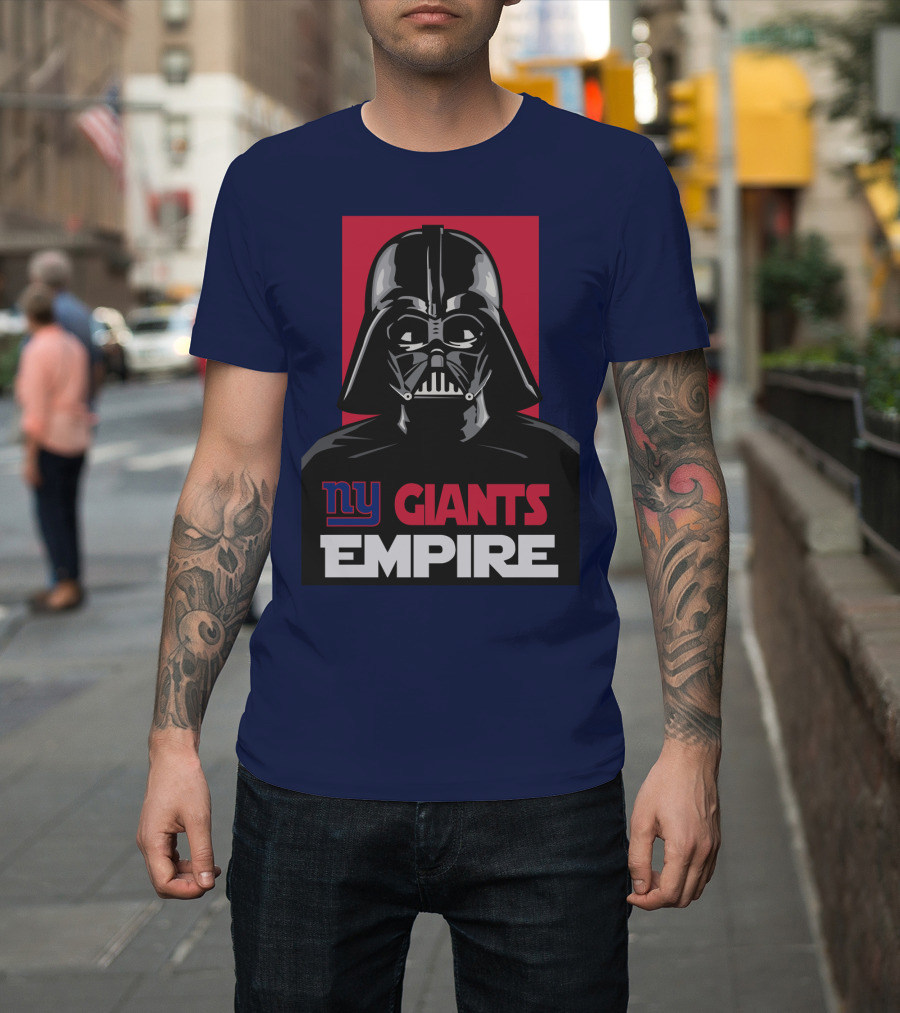Ny Giants Empire Darth Vader T-Shirt