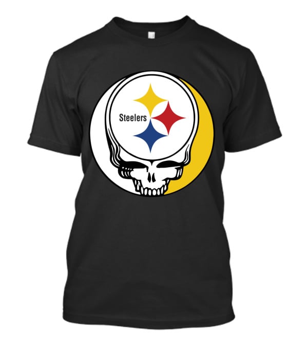 GRATEFUL DEAD Steelers Skull With Team T-Shirt