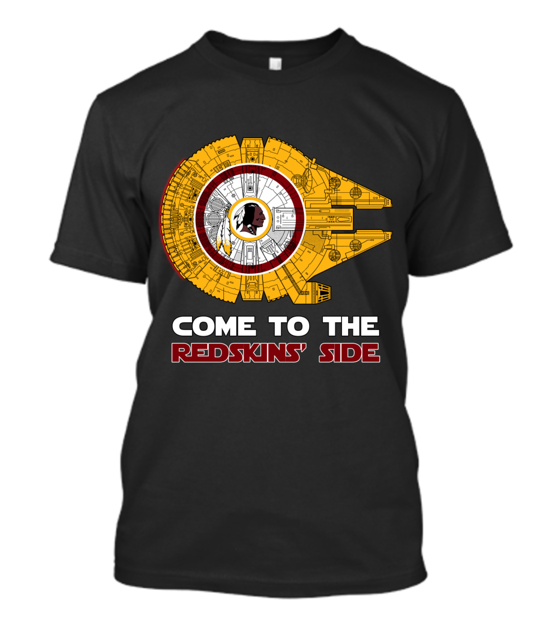 Come To The Redskins' Side Millennium Falcon Mix T-Shirt