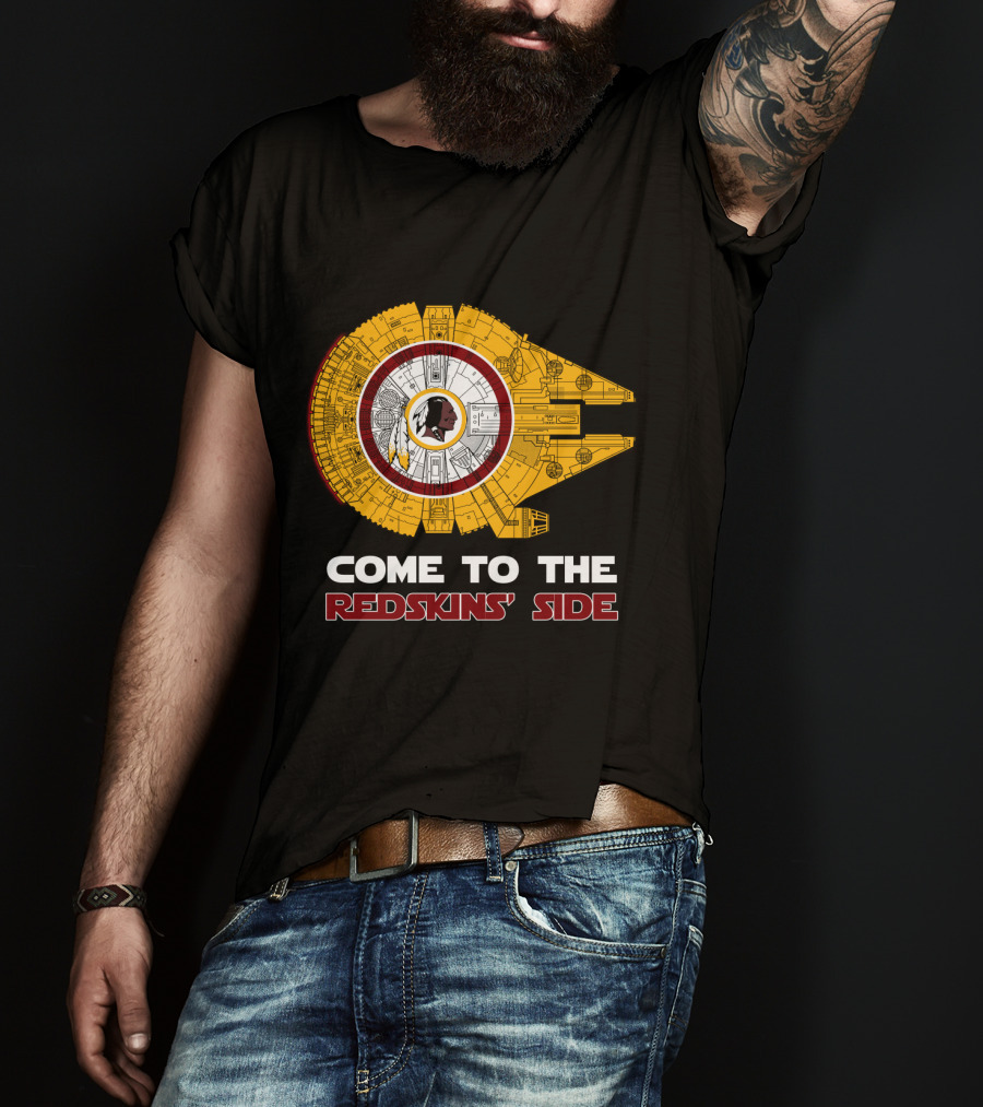 Come To The Redskins' Side Millennium Falcon Mix T-Shirt