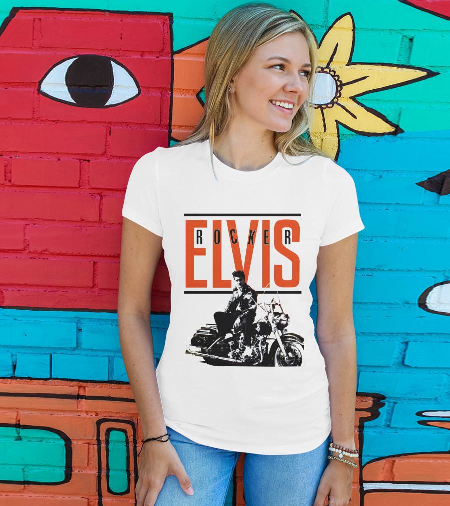 ELVIS Rocker Motorcycle T-Shirt