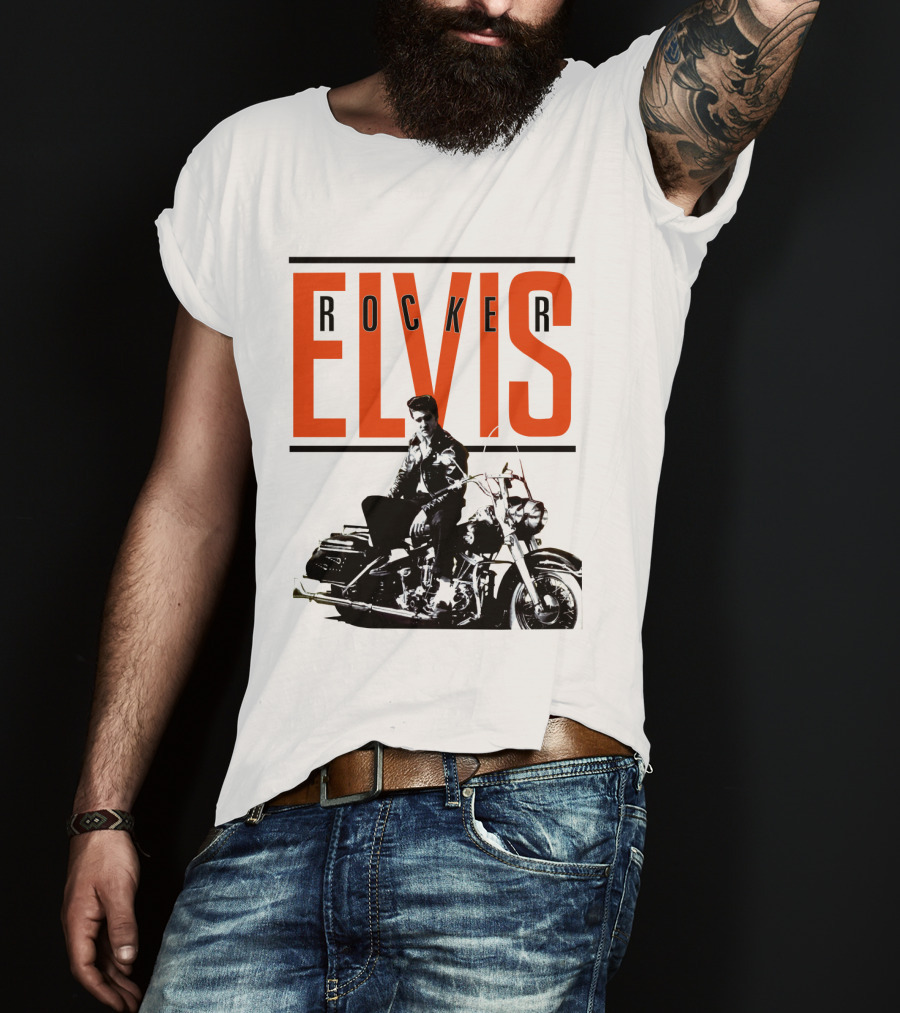 ELVIS Rocker Motorcycle T-Shirt