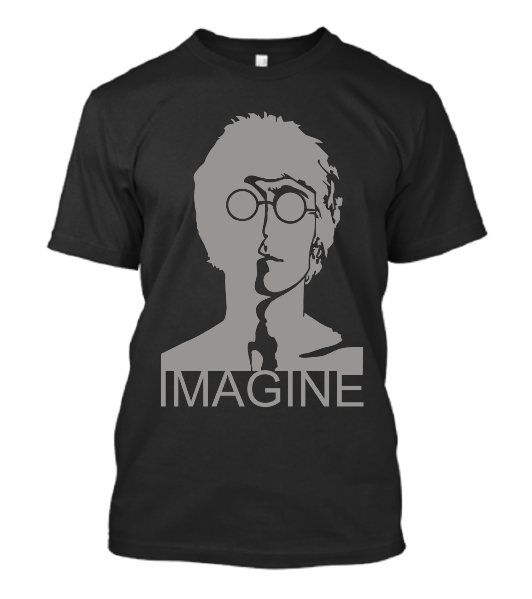 Imagine John Lennon Silhouette Glasses T-Shirt
