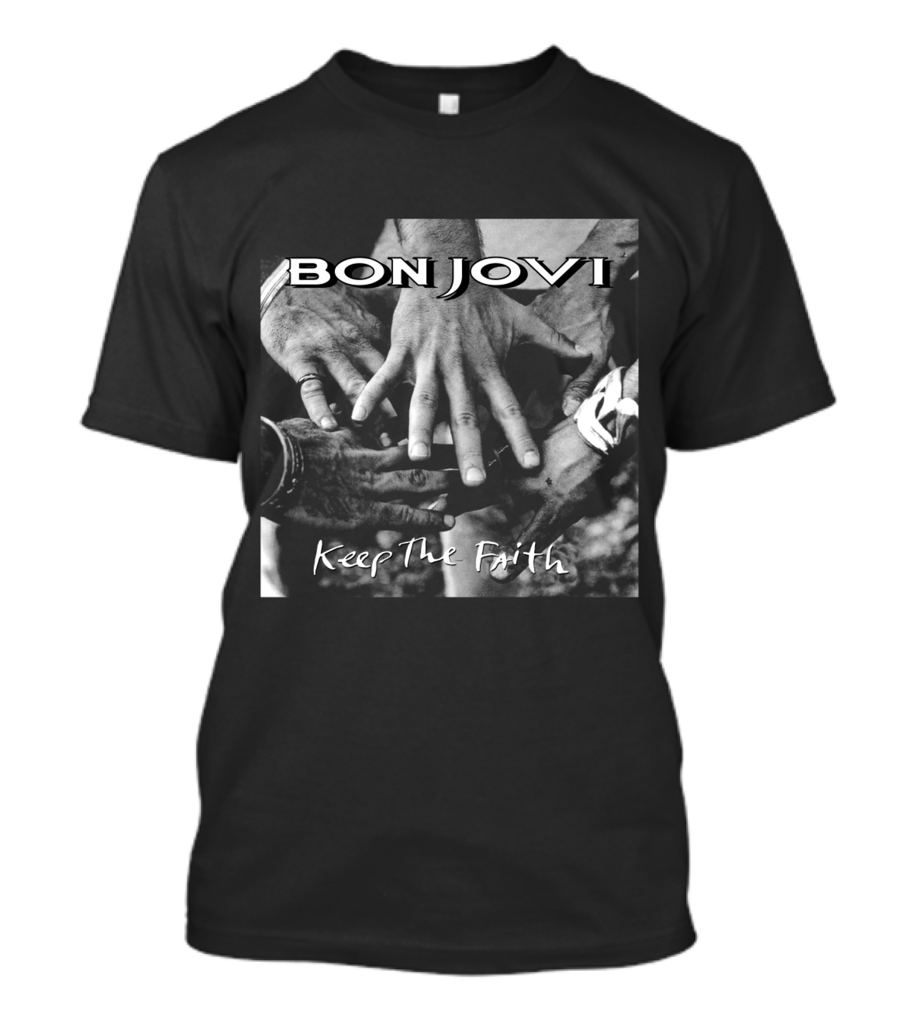 Bon Jovi Keep The Faith Hands Unity T-Shirt