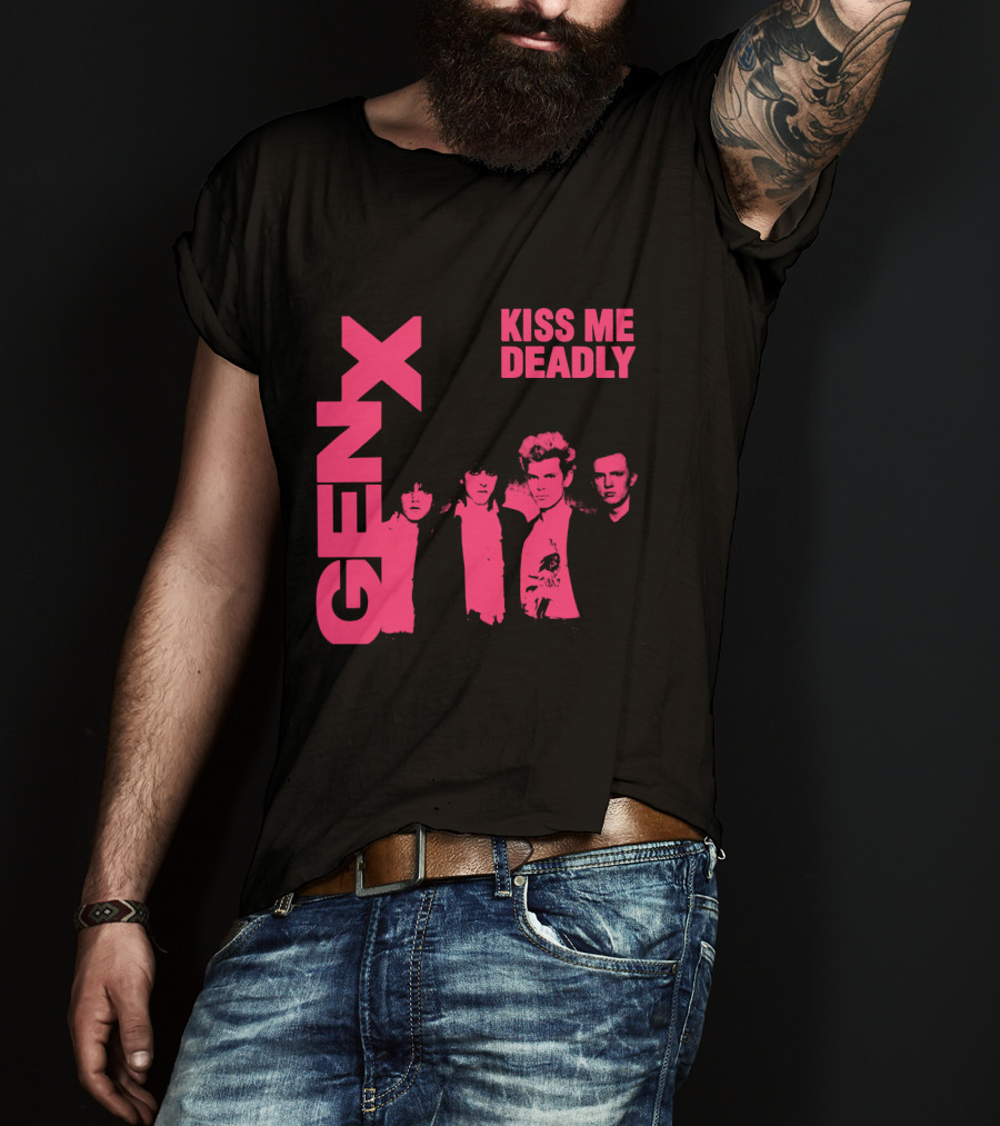 GEN X Kiss Me Deadly Band T-Shirt