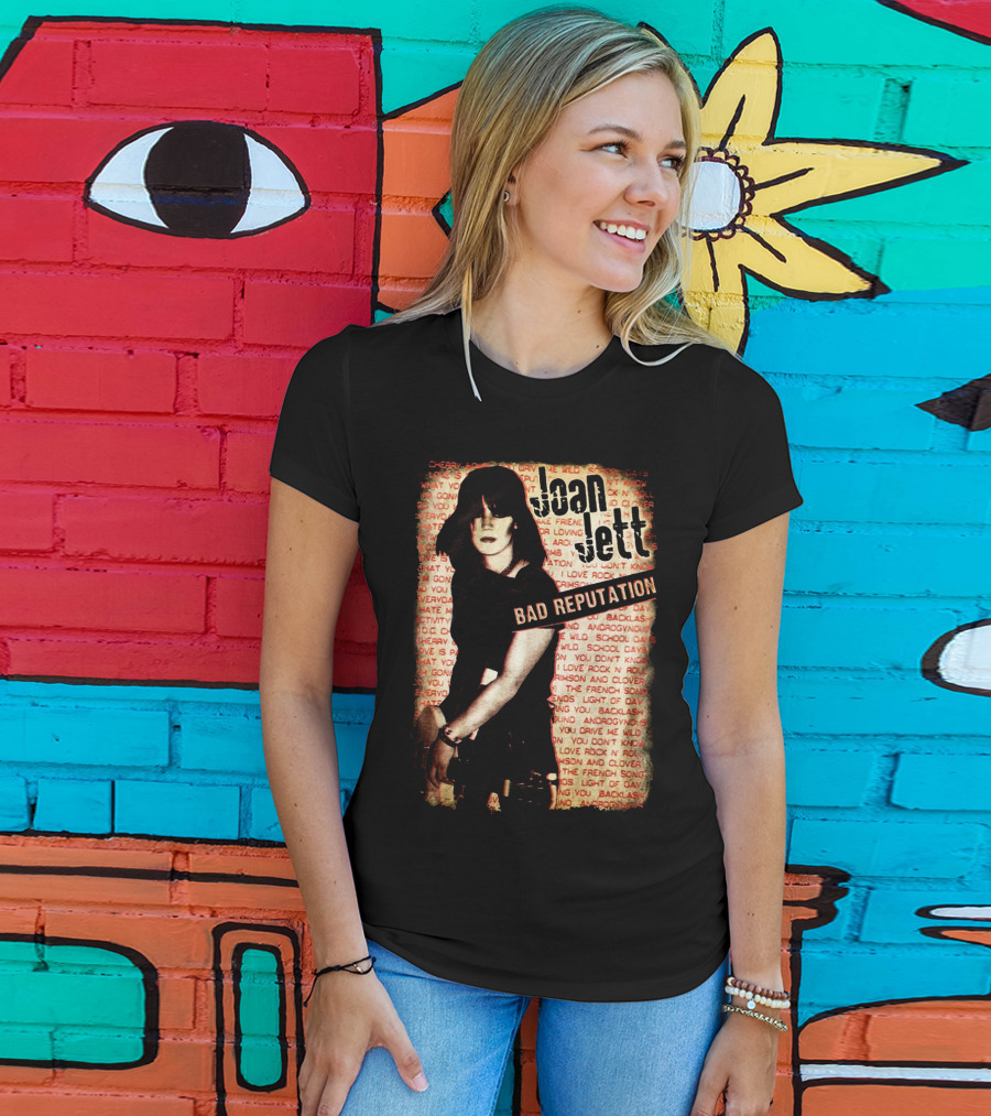 Joan Jett Bad Reputation Vintage Style T-Shirt