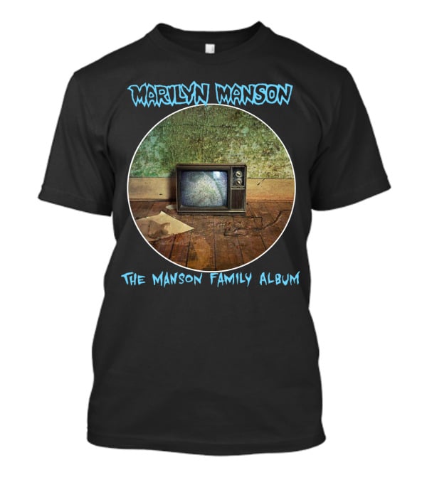 Marilyn Manson The Manson Family Album Vintage Television T-Shirt