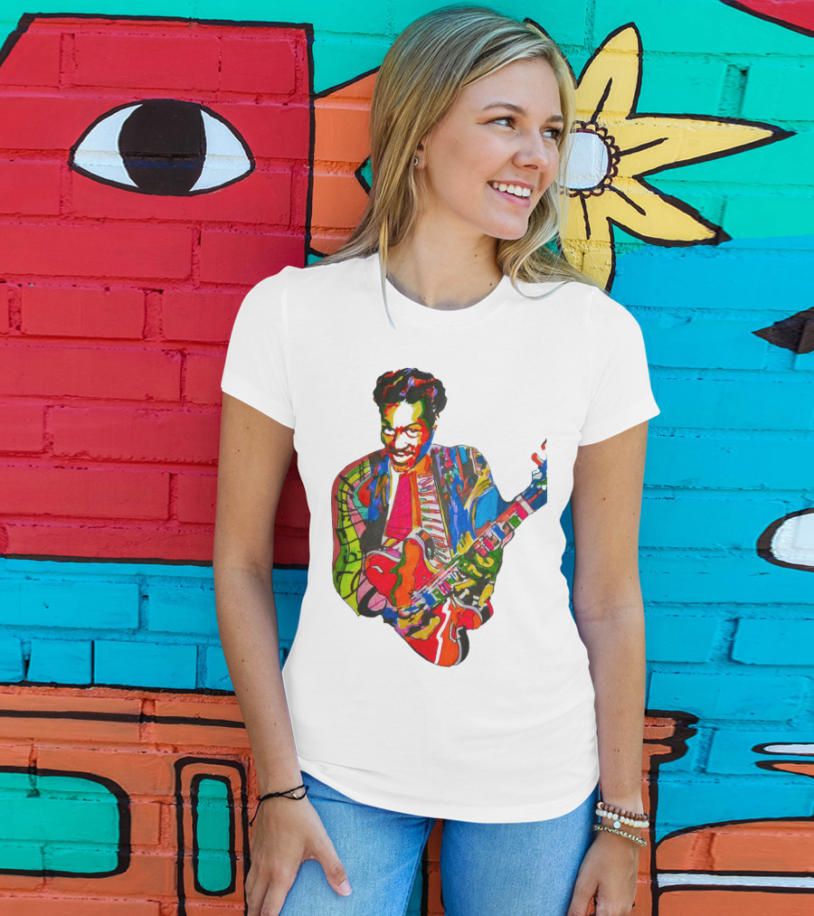 Cbr 03 Psychedelic Guitar Legend Multicolor T-Shirt