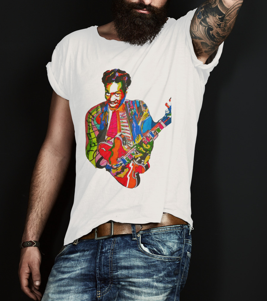 Cbr 03 Psychedelic Guitar Legend Multicolor T-Shirt