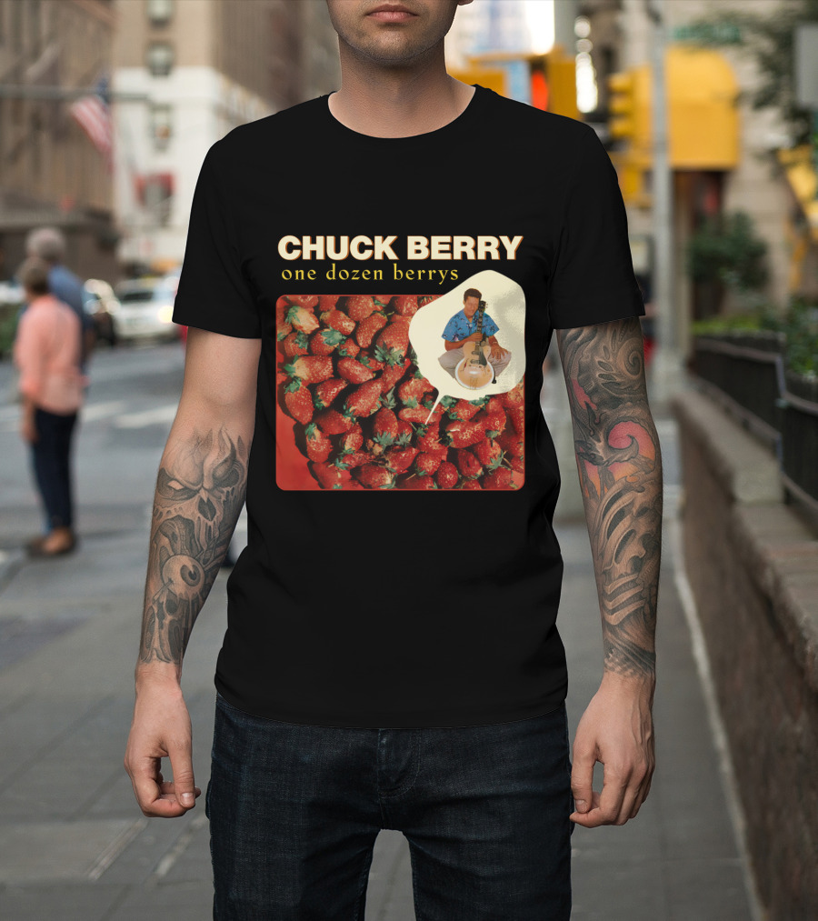 CHUCK BERRY One Dozen Berrys CBR 09 Strawberry Collection T-Shirt