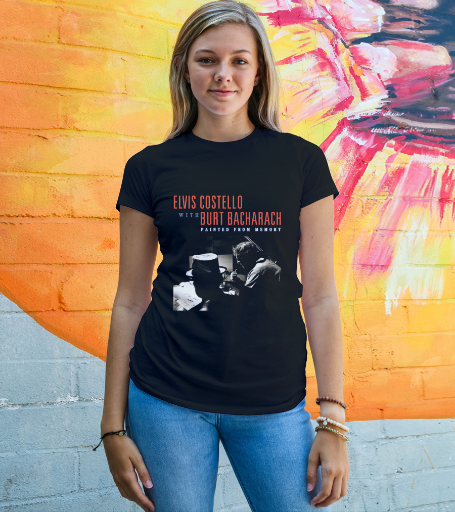 Elvis Costello With Burt Bacharach Painted From Memory T-Shirt