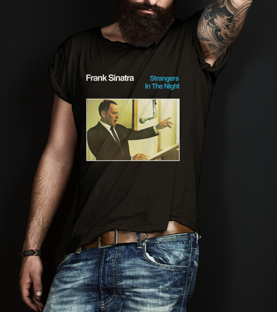 Frank Sinatra Strangers In The Night Classic Album Cover T-Shirt