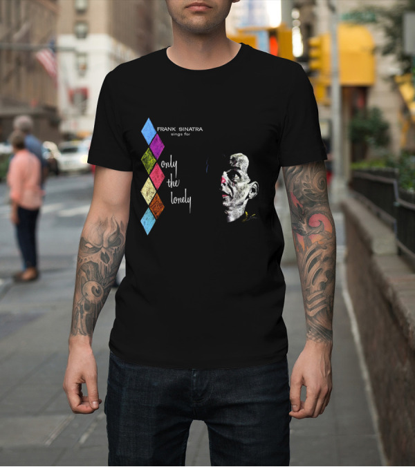 Shirt: Frank Sinatra Sings for Only the Lonely Diamond Pattern FSNT 02 T-Shirt Frank Sinatra Sings for Only the Lonely Diamond Pattern FSNT 02 T-Shirt