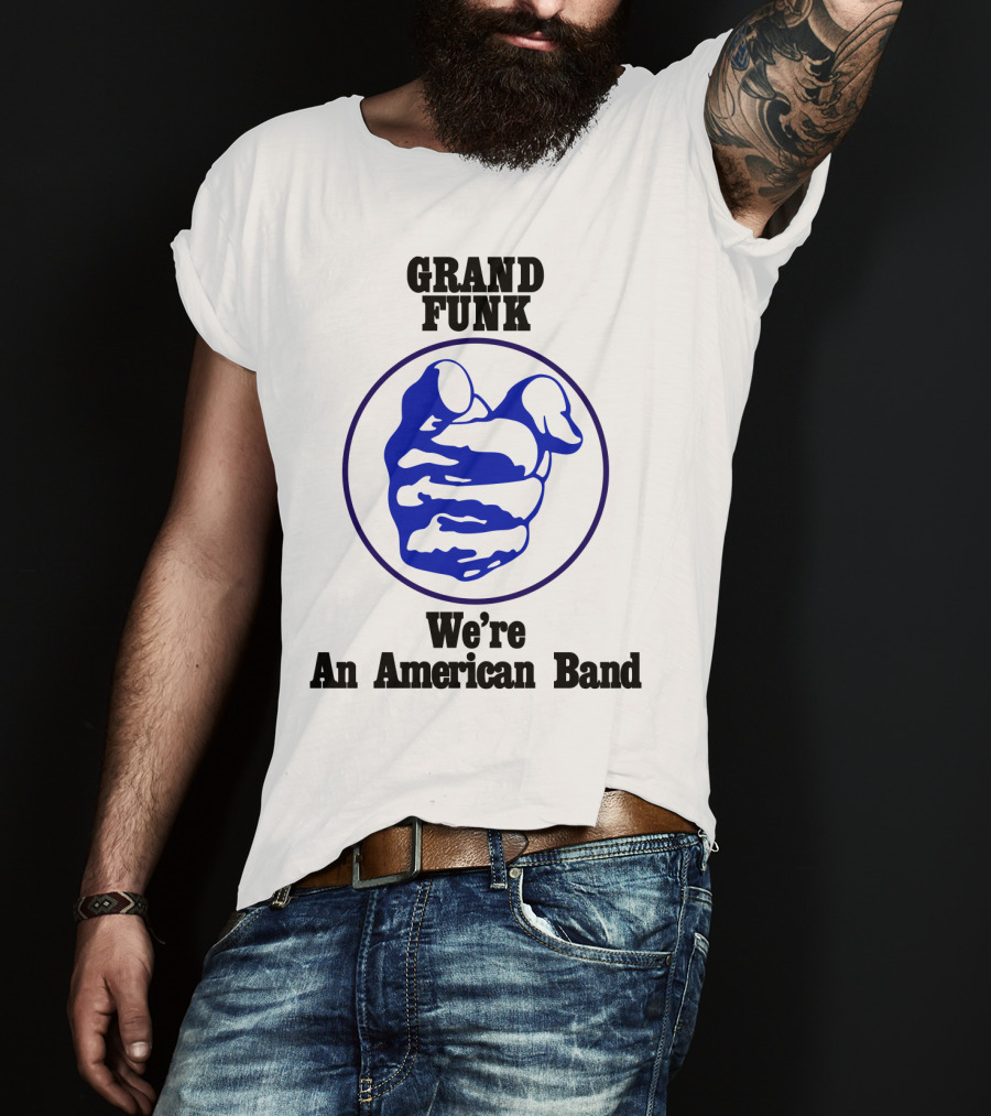 Grand Funk We're An American Band Vintage Fist T-Shirt