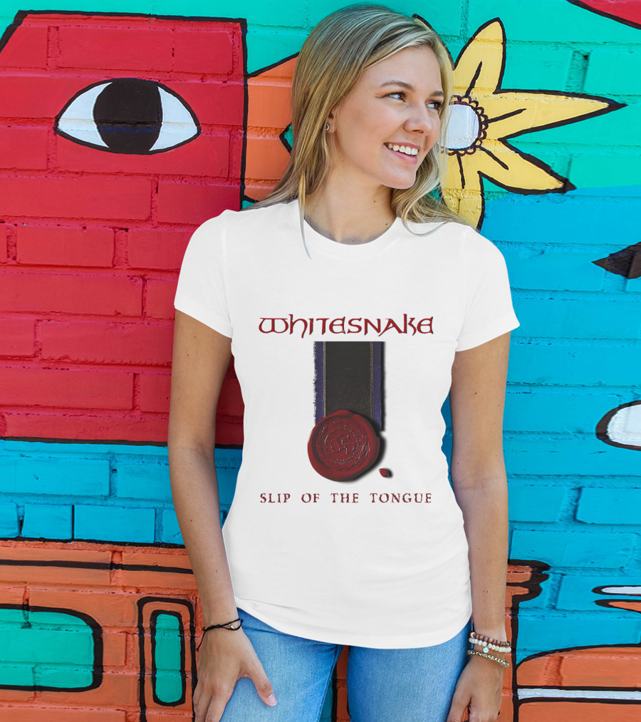 Whitesnake Slip Of The Tongue Red Seal T-Shirt