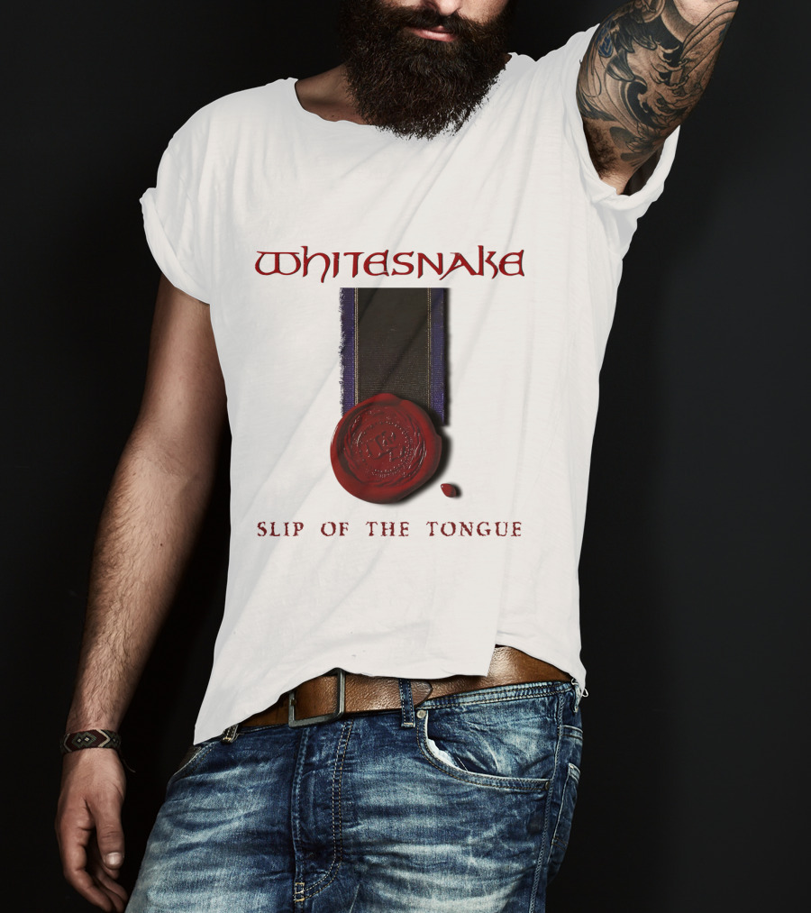 Whitesnake Slip Of The Tongue Red Seal T-Shirt