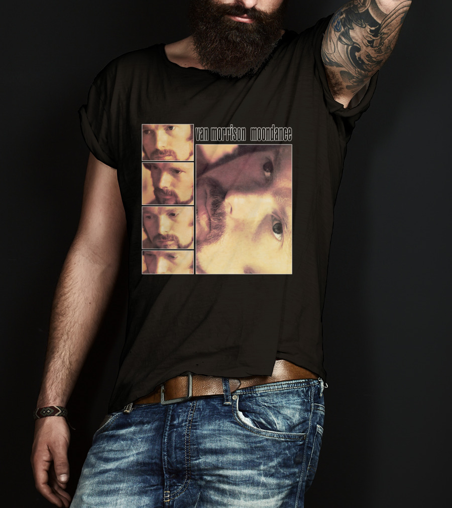Van Morrison Moondance Album Cover Montage T-Shirt