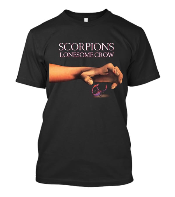 Scorpions Lonesome Crow Album Artwork Hands And Scorpion T-Shirt