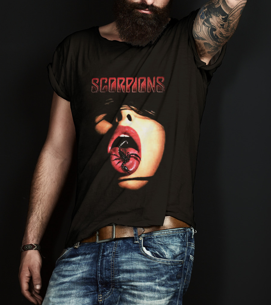 SCORPIONS Face And Mouth With Scorpion T-Shirt