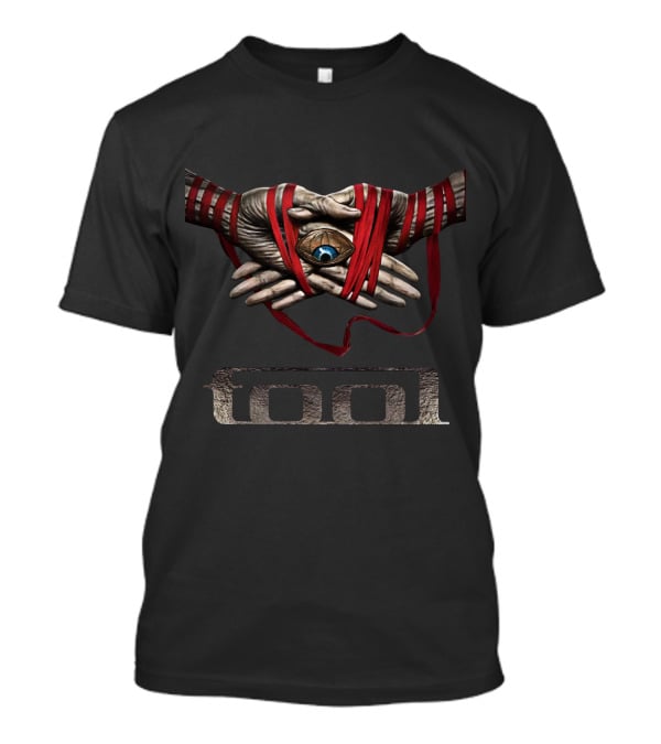Tool Red Ribbon Hands Eye Artwork T-Shirt