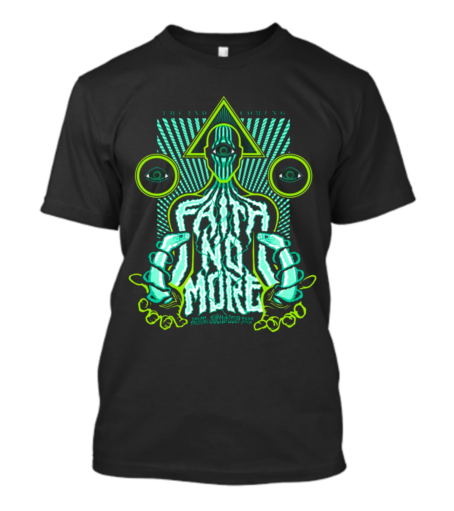 The Second Coming Faith No More July 5 2009 London Brixton Academy T-Shirt