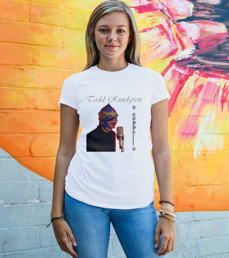 Todd Rundgren A Cappella Mask With Microphone T-Shirt