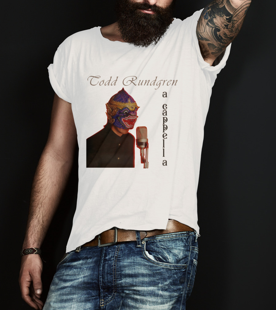 Todd Rundgren A Cappella Mask With Microphone T-Shirt