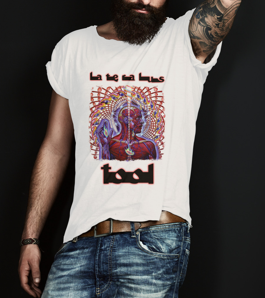 Tool Lateralus Inspired Psychedelic Art With Anatomical Human Figure T-Shirt