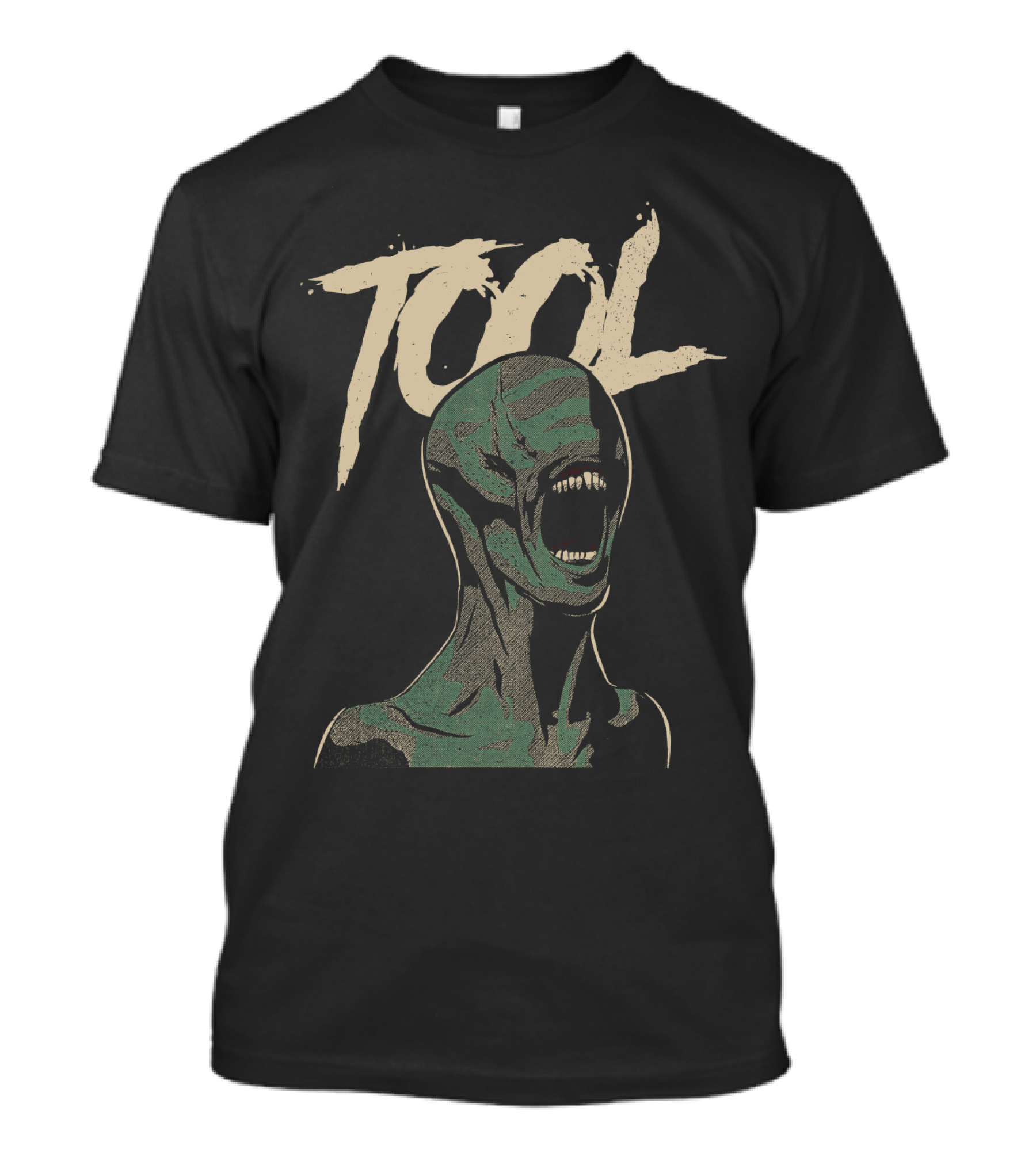 Tool Monster Scream Alien Head Artwork T-Shirt