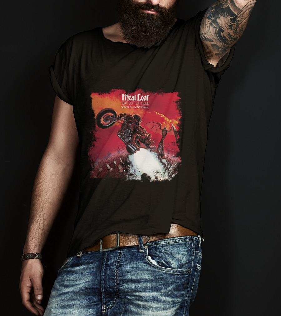Meat Loaf Bat Out Of Hell Songs By Jim Steinman T-Shirt