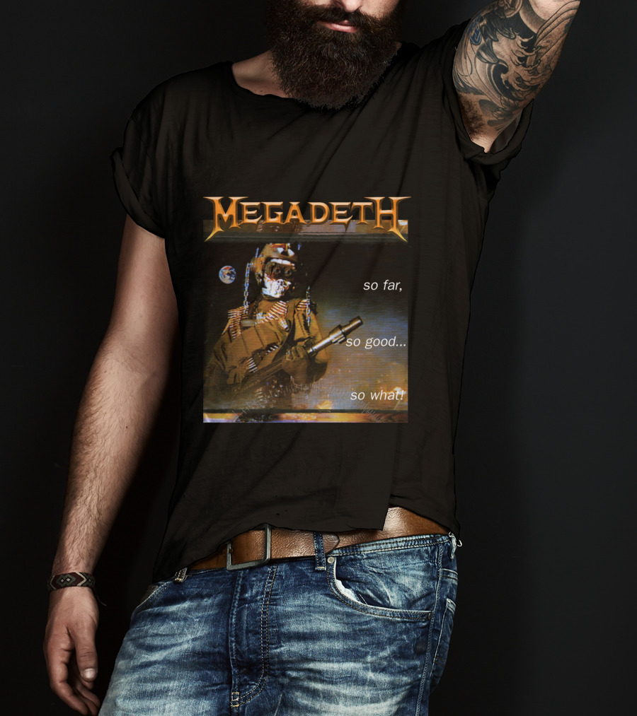 Megadeth So Far So Good So What Mgd-Ms T-Shirt