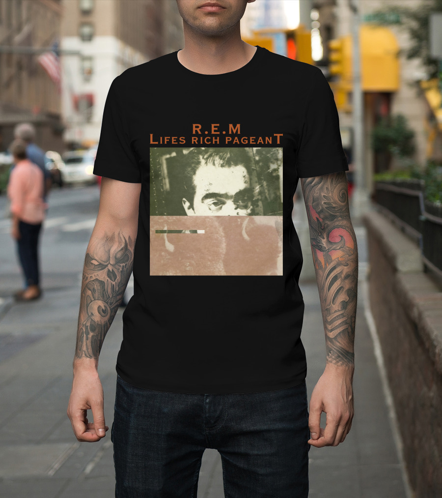 R.e.m. Lifes Rich Pageant Cover Art T-Shirt