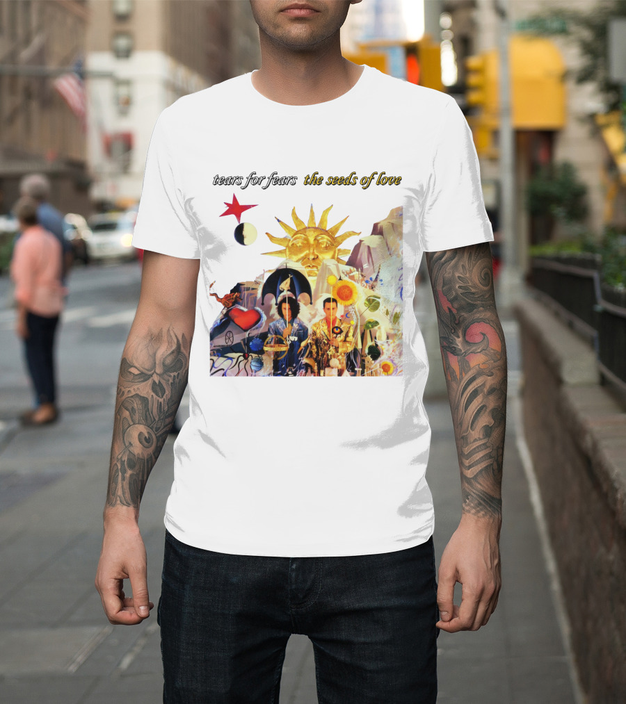Tears For Fears The Seeds Of Love Album Cover Artwork T-Shirt