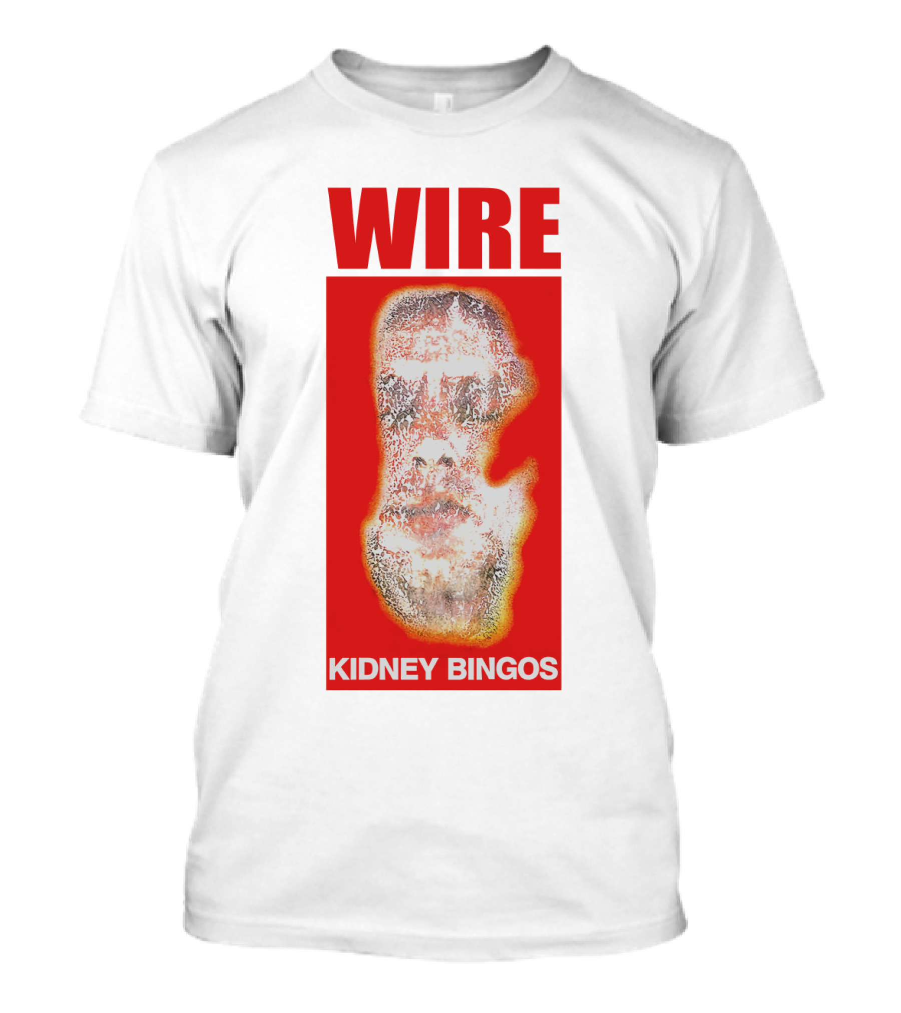 WIRE Kidney Bingos Red Face T-Shirt