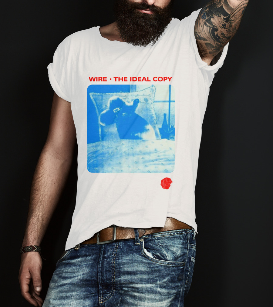 Wire The Ideal Copy Blue Dog On Pillow T-Shirt