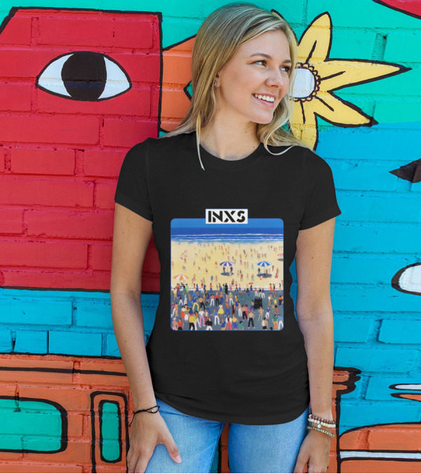 INXS Bondi Beach Crowd T-Shirt