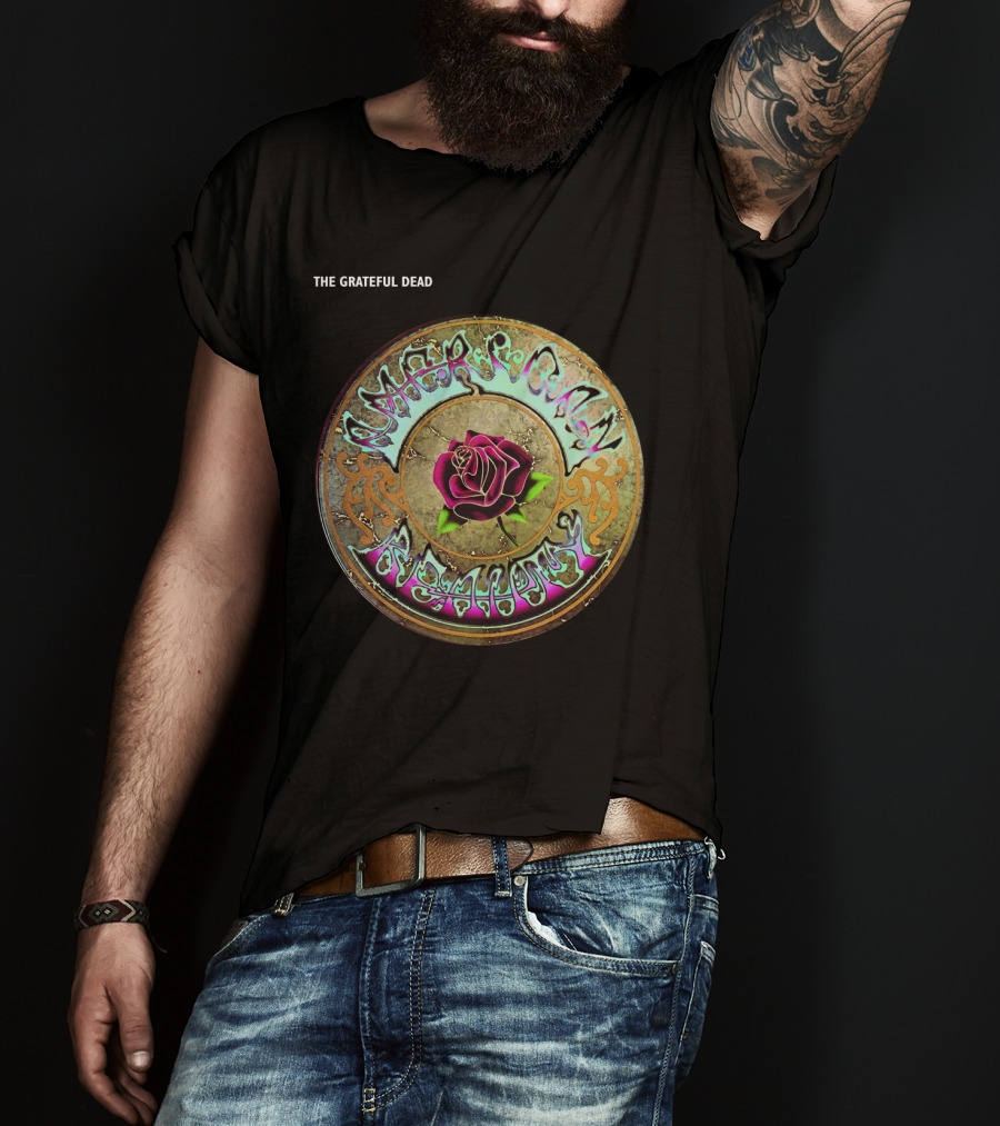 The Grateful Dead American Beauty Rose Circle T-Shirt