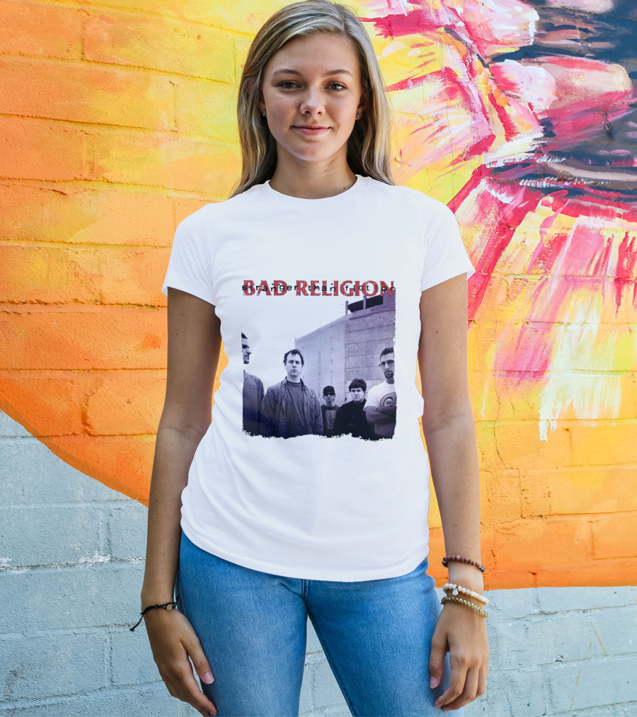 Bad Religion Band Photo На Тёмном Фоне T-Shirt