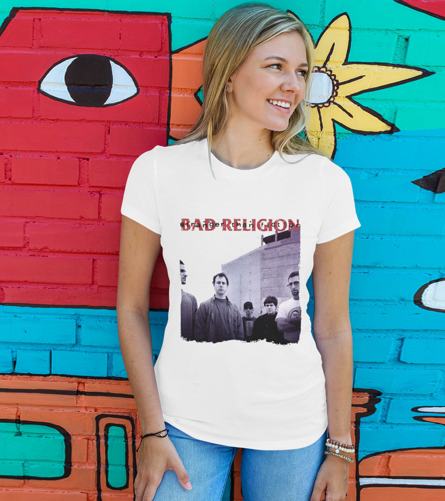 Bad Religion Band Photo На Тёмном Фоне T-Shirt