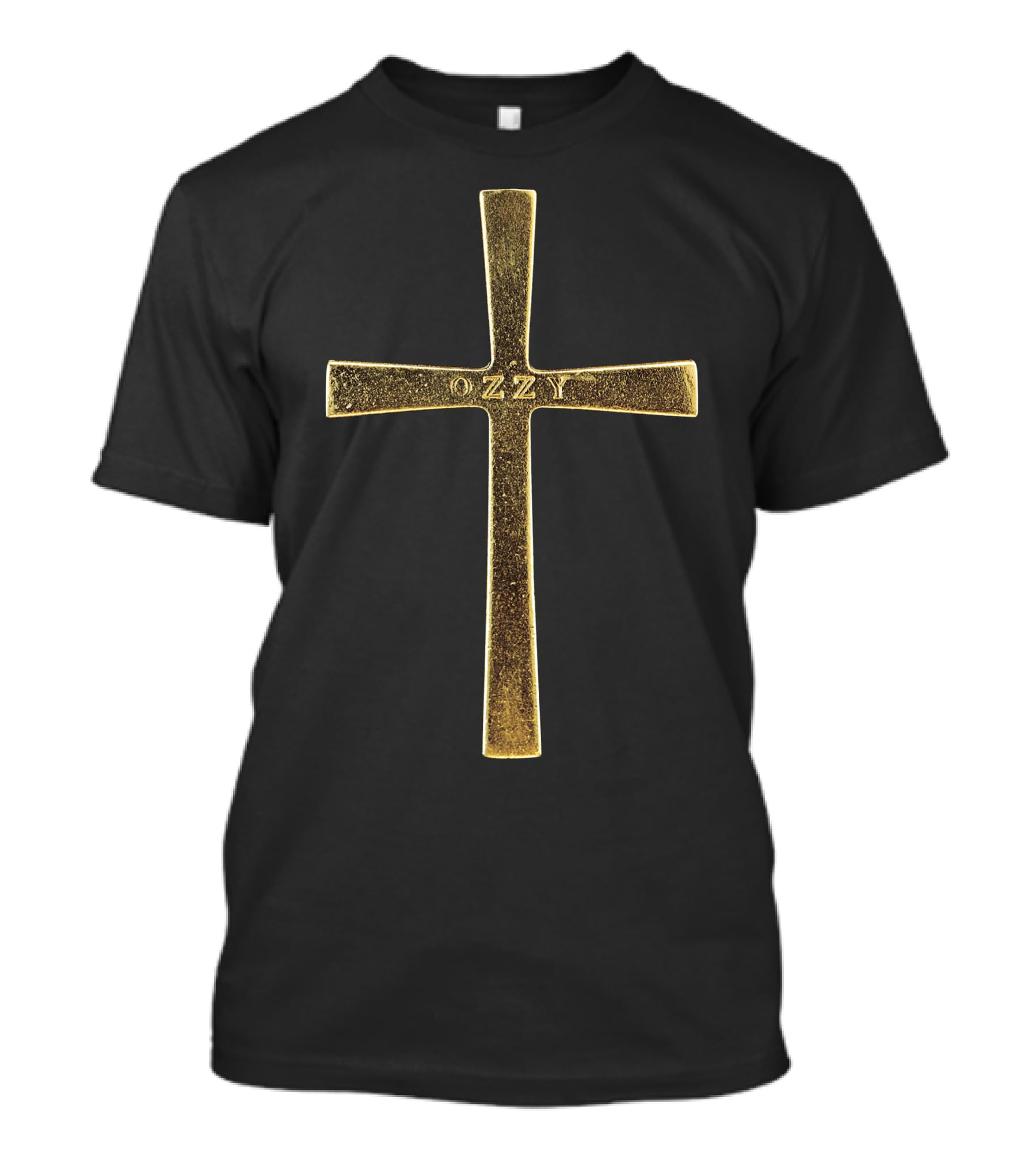 Ozzy Gold Cross T-Shirt