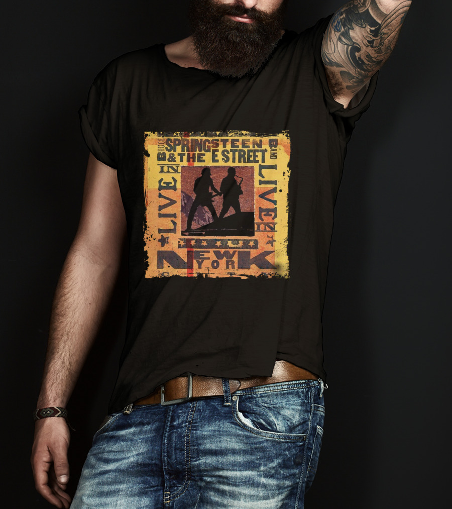 Bruce Springsteen & The E Street Band Live In New York T-Shirt