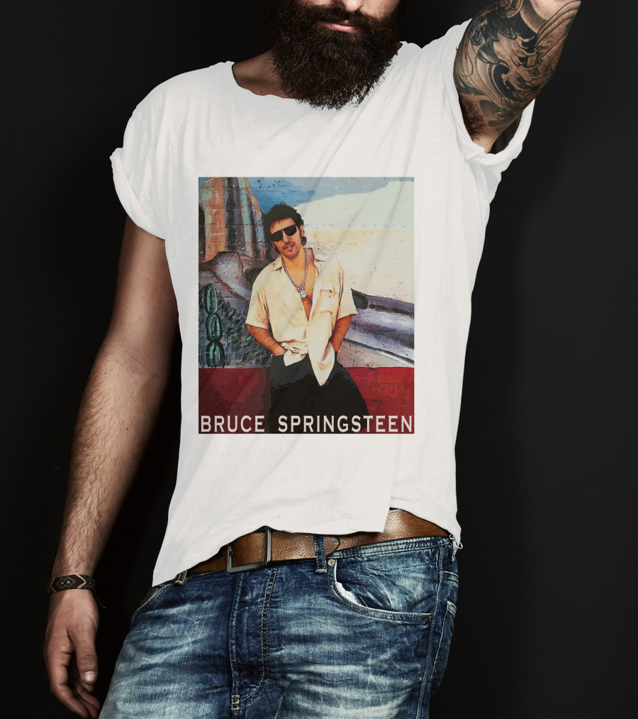 Bruce Springsteen Retro Sunglasses Style Music Legend T-Shirt