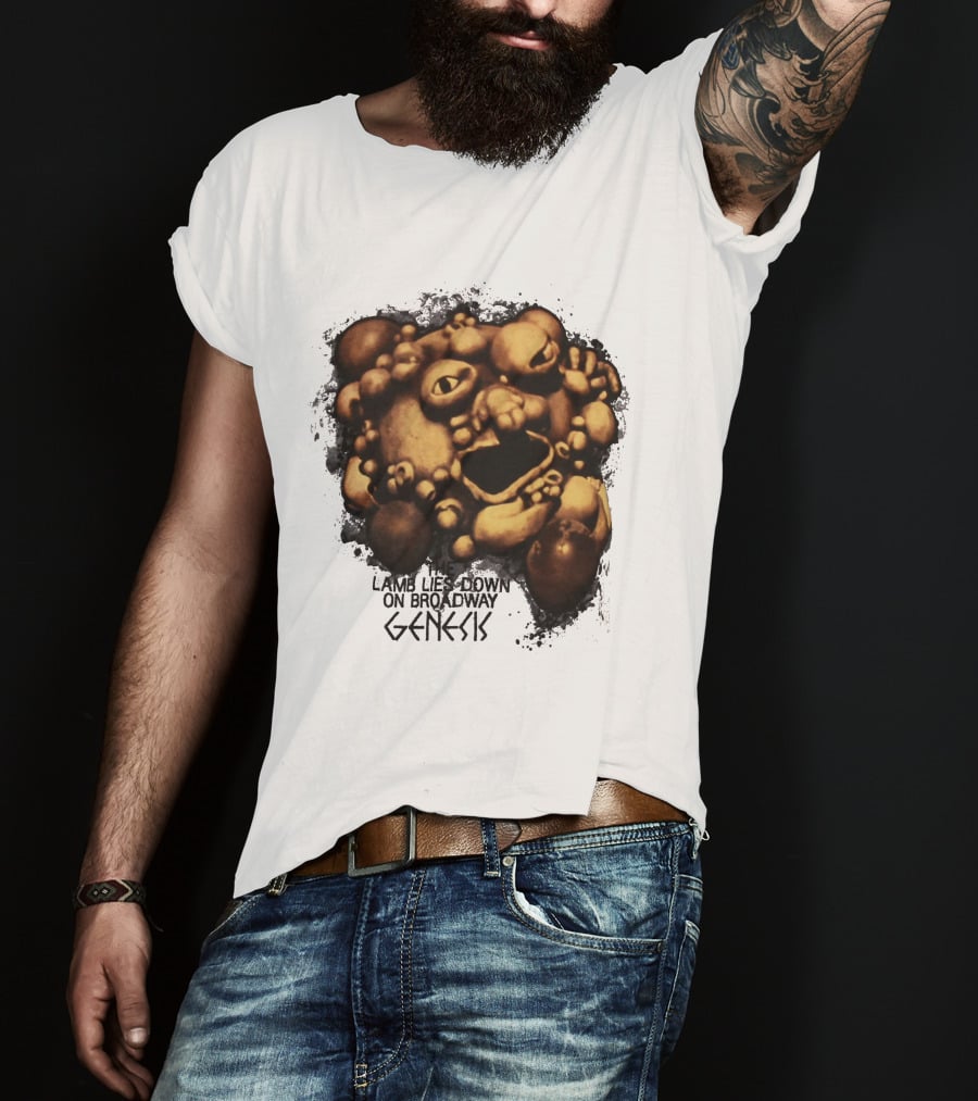 Genesis Lamb Lies Down On Broadway Album Art Bubble Mask T-Shirt