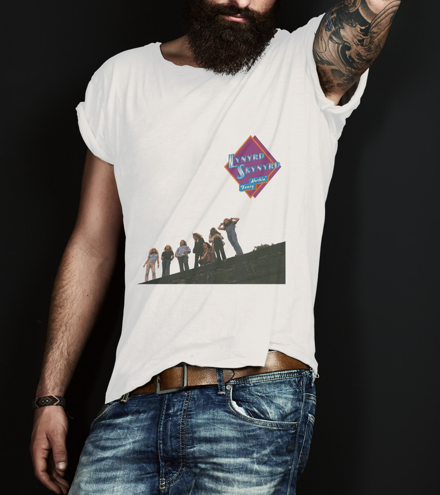 Lynyrd Skynyrd Nuthin' Fancy Band Members On Rooftop T-Shirt