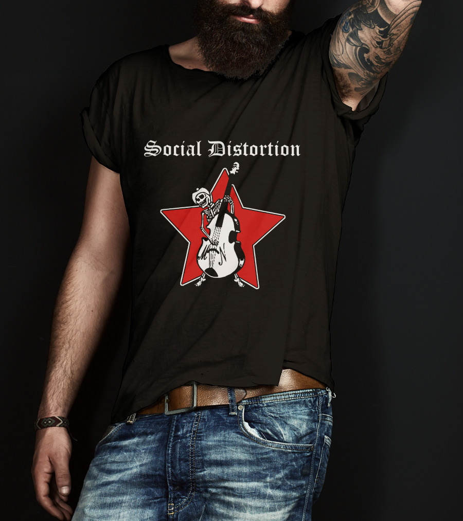 Social Distortion Skeleton Star T-Shirt