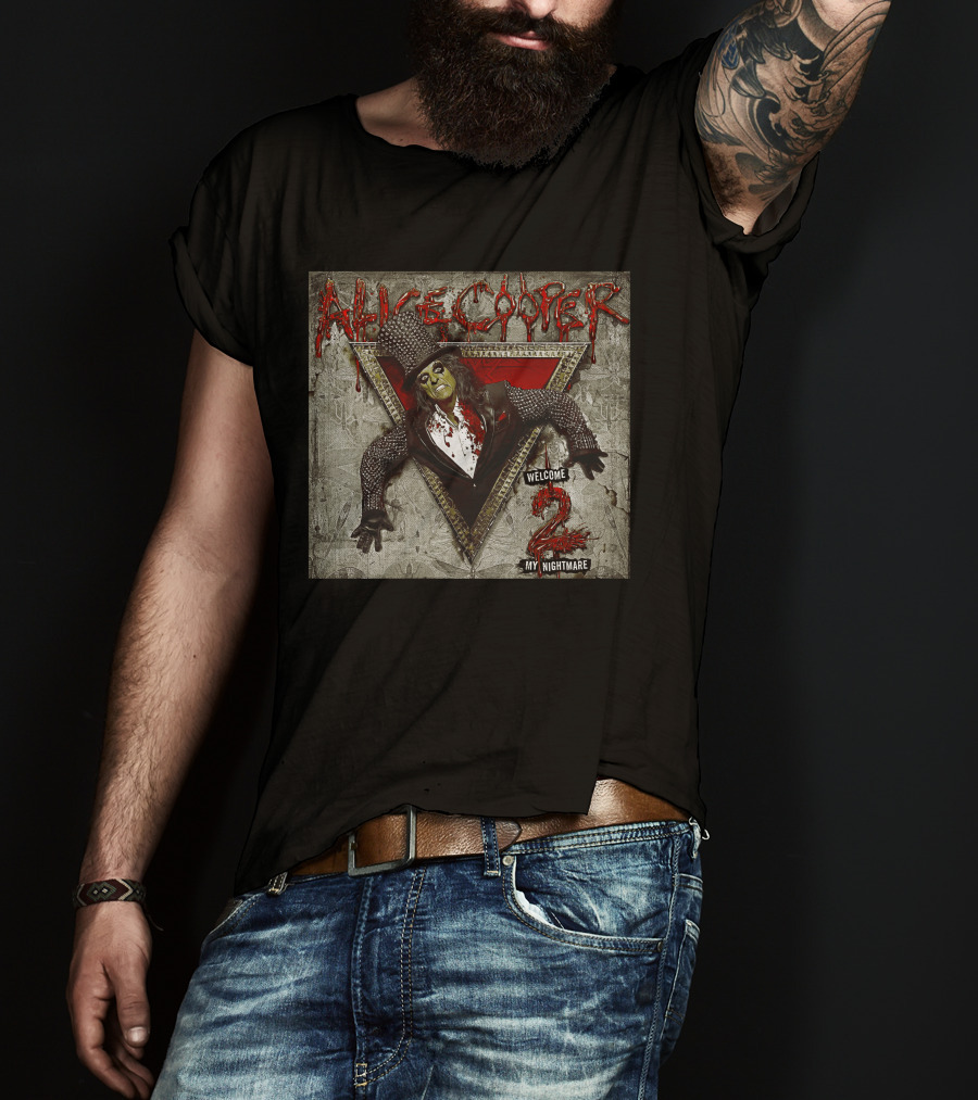 Alice Cooper Welcome 2 My Nightmare Album Art T-Shirt