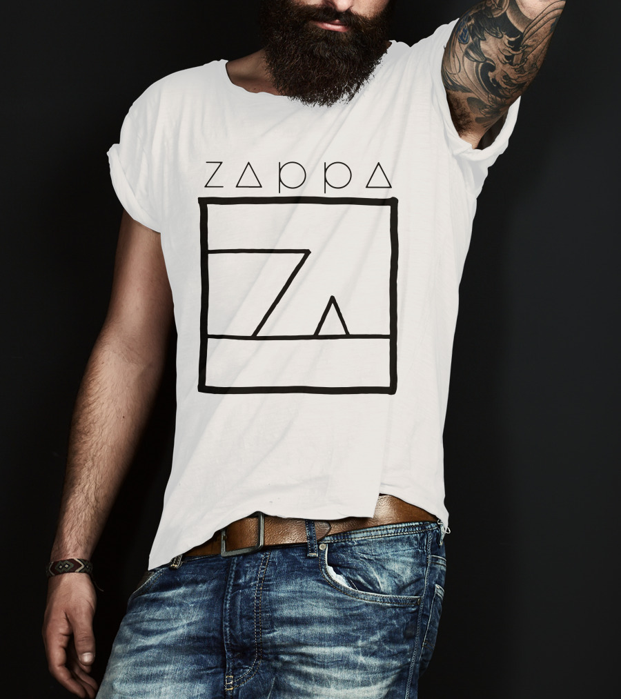 Zappa Geometric Minimalist T-Shirt