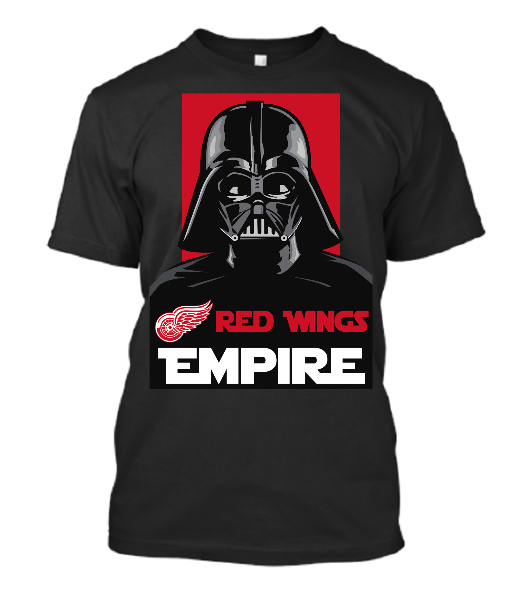 Detroit Red Wings Empire Darth Vader Nhl T-Shirt